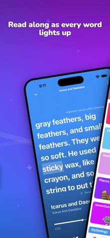 Storypie: Audio Learning iPhone screenshot