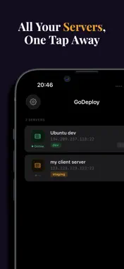 goDeploy screenshot 1