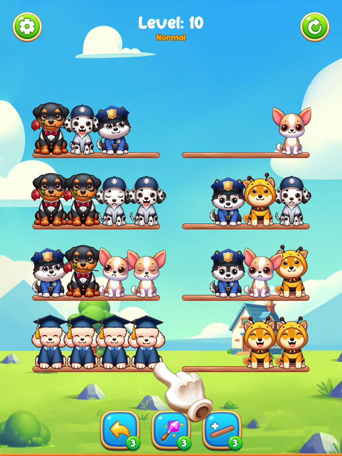 Dog Sort Puppy Puzzle