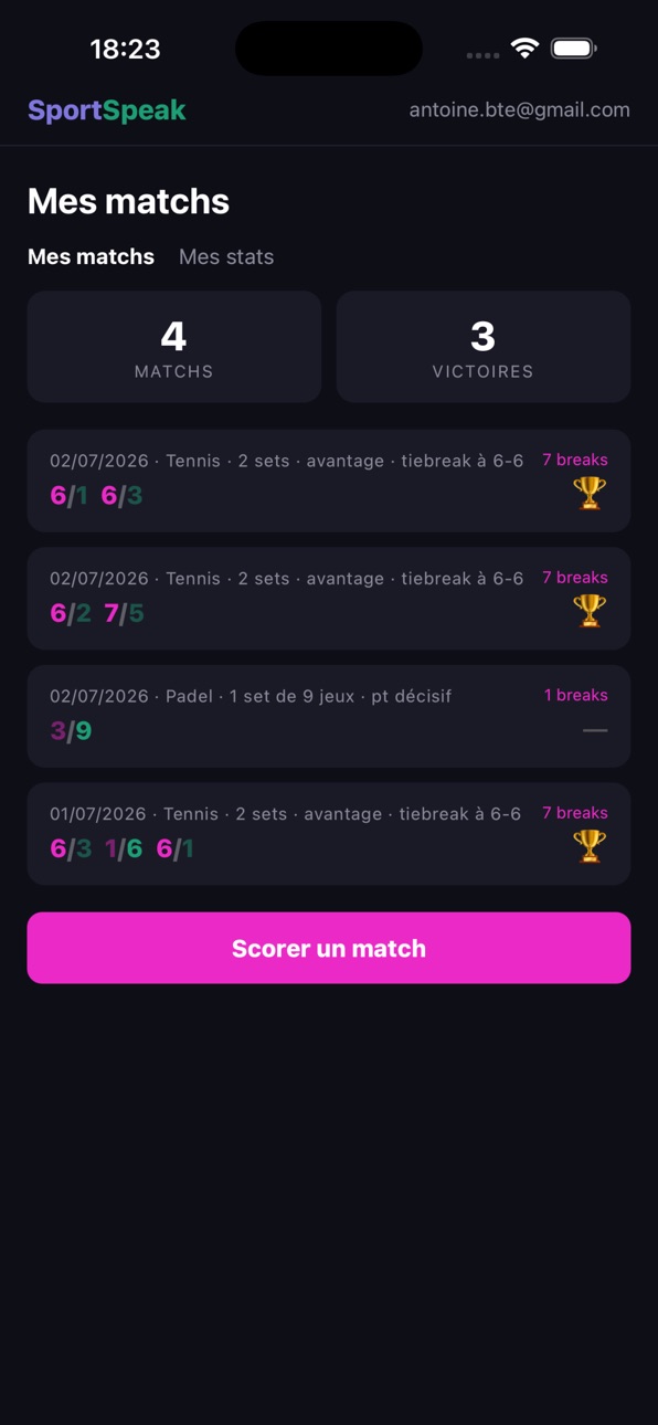 iPhone screenshot
