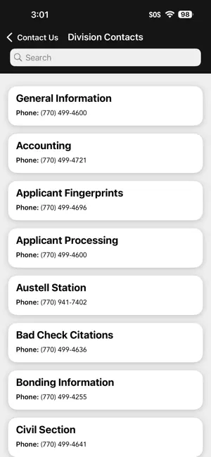 Cobb County Sheriff's Office screenshot 3
