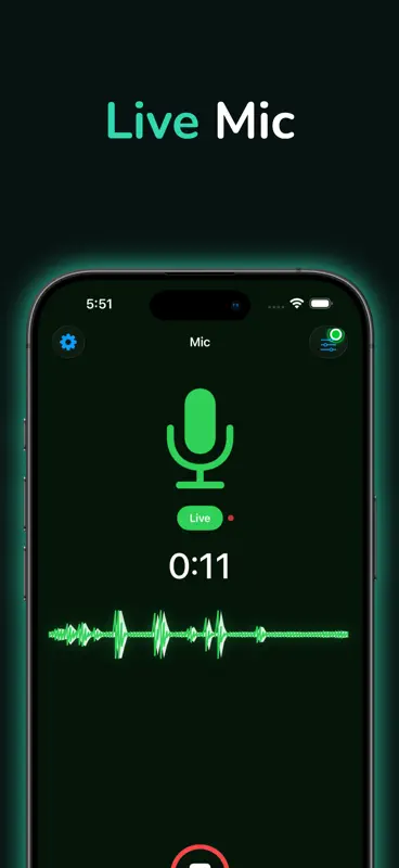 Mic to Speaker - Virtual Mic screenshot 1 of 5