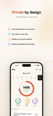 Bite: AI Calorie Tracker Screenshot 5 of 7