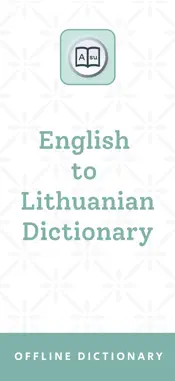 Lithuanian Dictionary screenshot 1