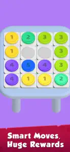 Coin Puzzle - Swipe and Merge screenshot #3 for iPhone