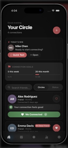 Amio: Friendship Tracker screenshot