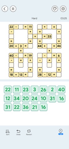 Cross Math - Number Puzzle Screenshot 4 of 6
