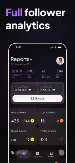 Followers & Unfollowers Data iPhone Ekran Görüntüsü 1