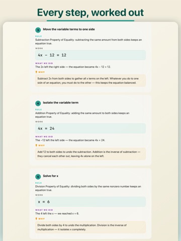 LuvyMath:  Math Homework Help ipad screenshot 4