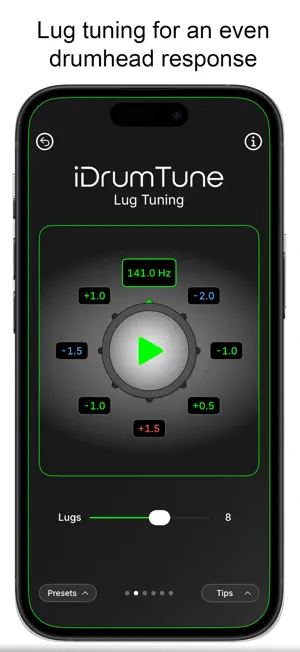 iDrumTune Precision Drum Tuner screenshot 3