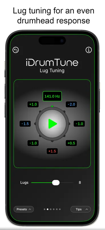 iDrumTune Precision Drum Tuner screenshot 3 of 8