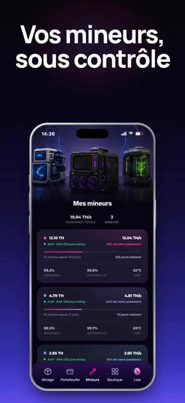 Bitcoin Mining: Mineur Cloud screenshot 5 of 5