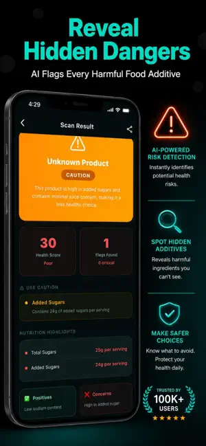 AI Nutrition Label Scanner screenshot 2