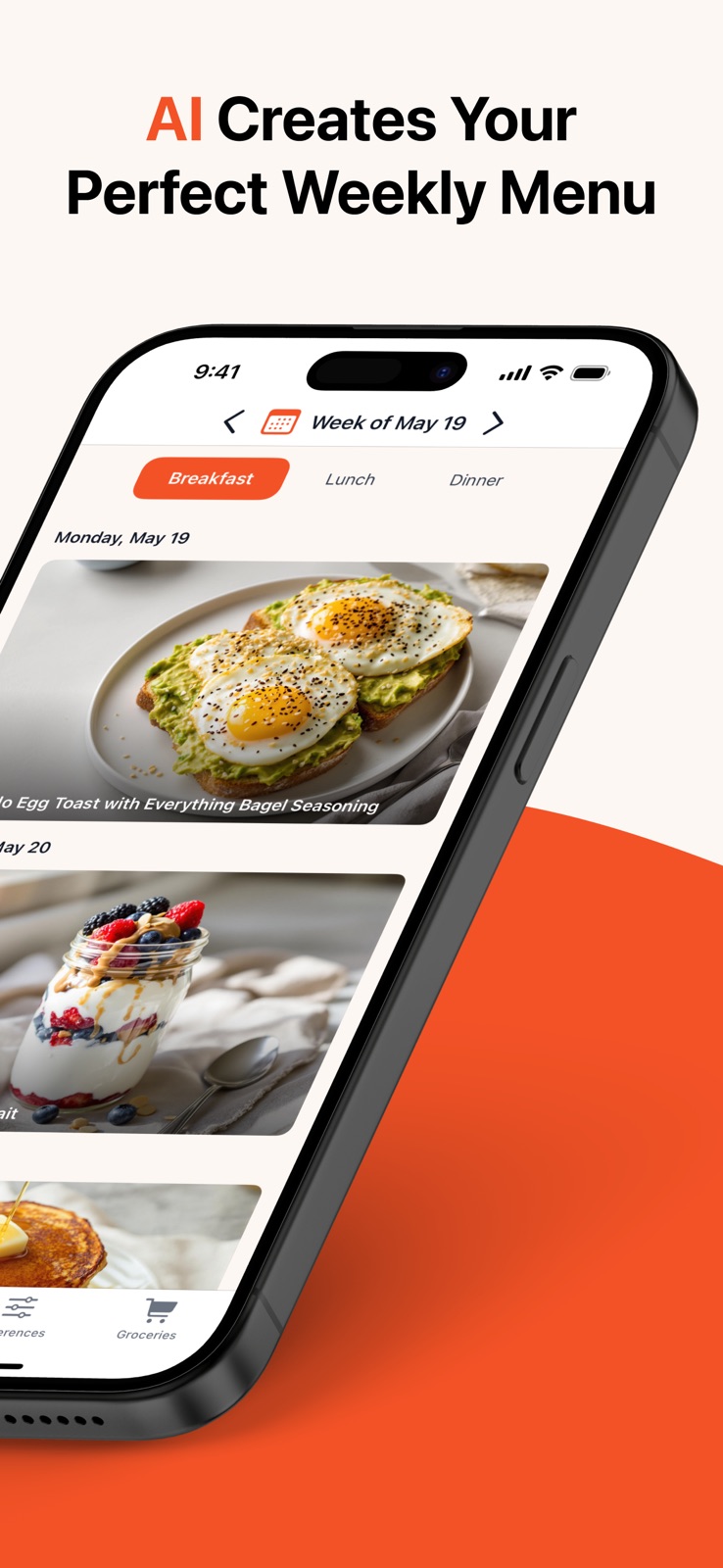 Saffie AI Meal Planner iphone screenshot 2