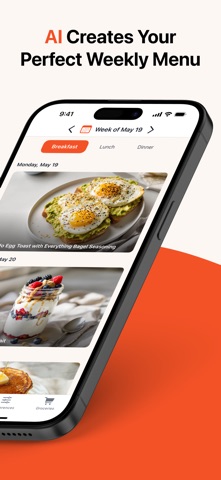 Saffie AI Meal Planner iPhone screenshot