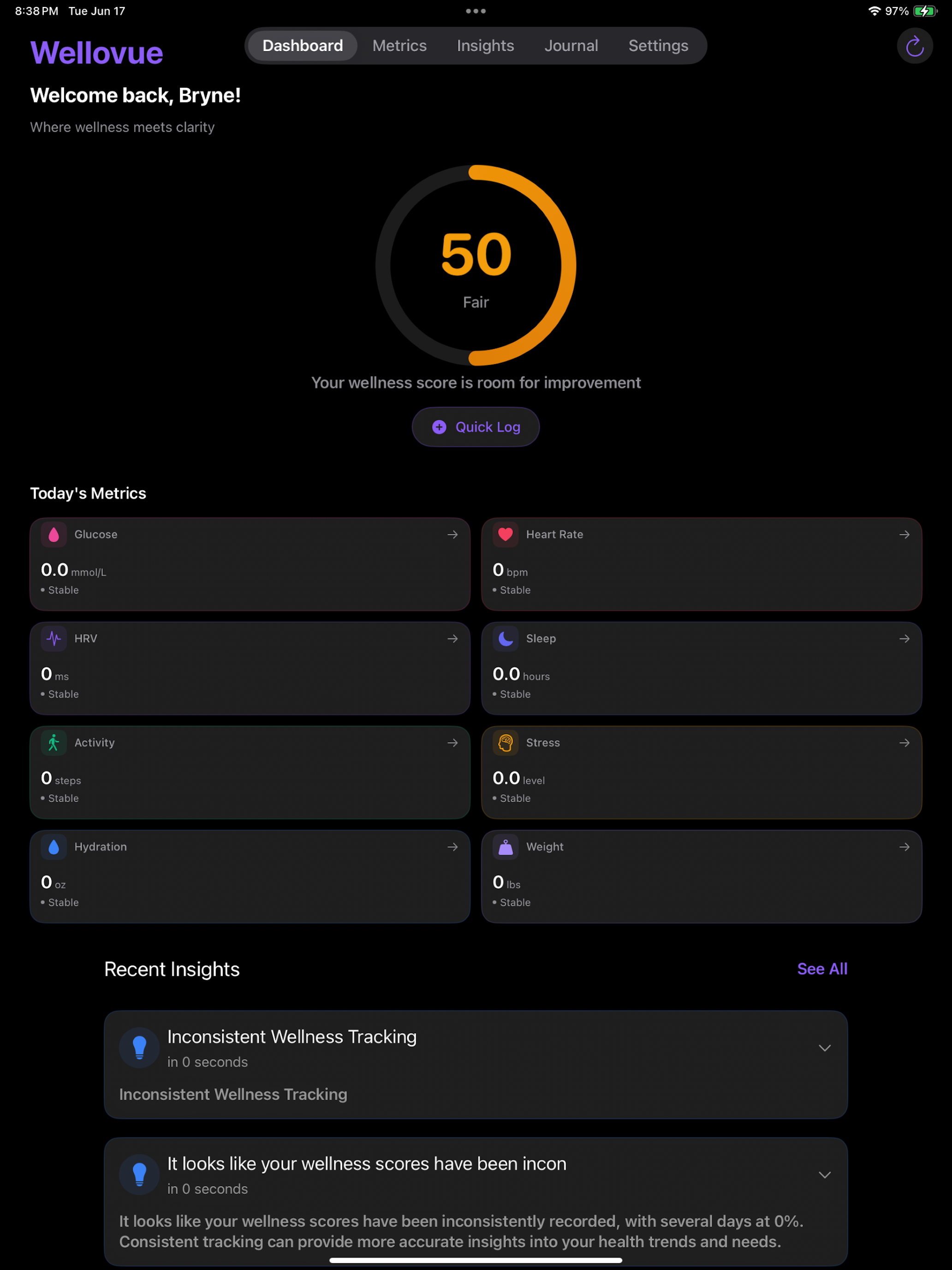 Wellovue screenshot 5