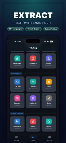 PaperLens: PDF Scanner & OCR iPhone screenshot