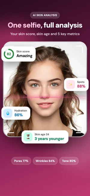 Radien: AI Skin Analysis & Age screenshot 1