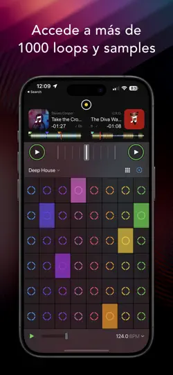 Captura de pantalla de Djay - DJ App & AI Mixer en iPhone 6