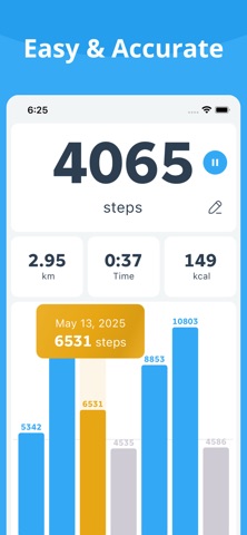 Pedometer: Walk & Step Counter Screenshot 4 of 8