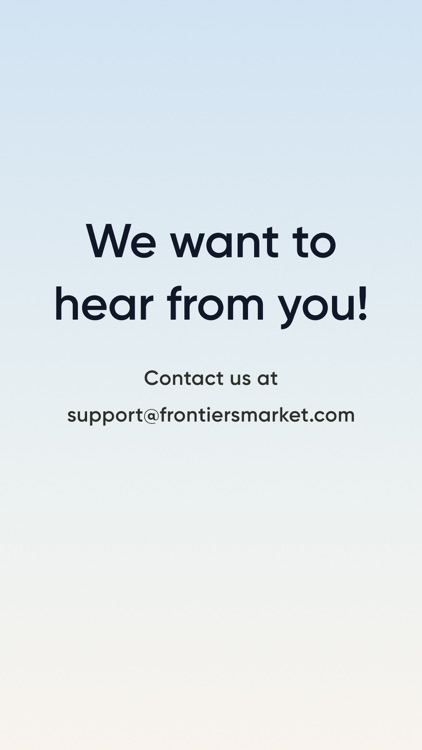 Frontiers Market AI screenshot-3