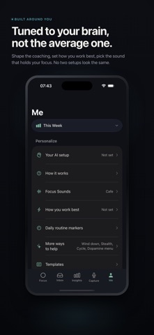 KickMint: ADHD Task Starter iPhone screenshot