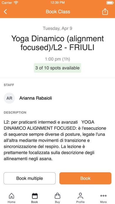 BaliYoga.it Screenshot