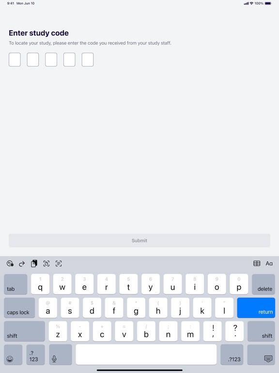 Medable iPad screenshot 6 - Medical app