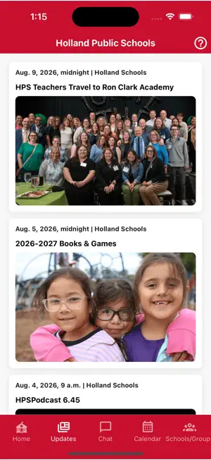 Holland Public Schools screenshot 1