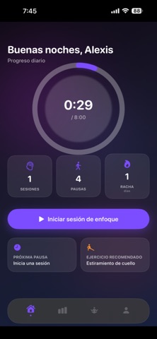 PausaFit screenshot