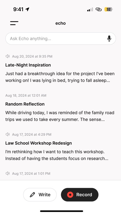 Echo | AI Notes