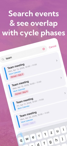 Eleanor: Cycles with Events screenshot