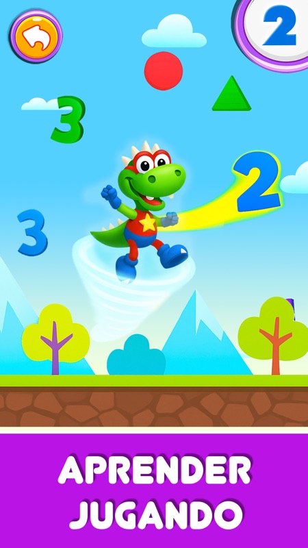Aprender a leer y contar: Dino screenshot 4