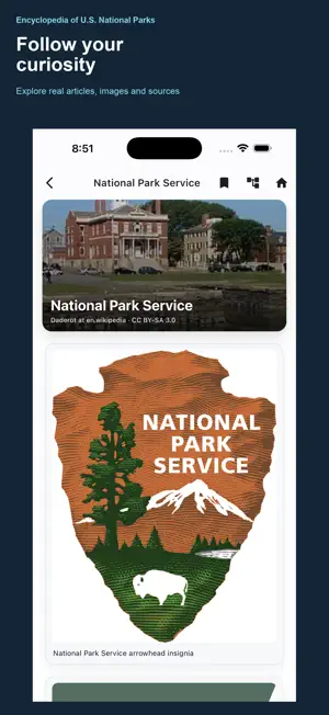 National Parks Encyclopedia screenshot 1