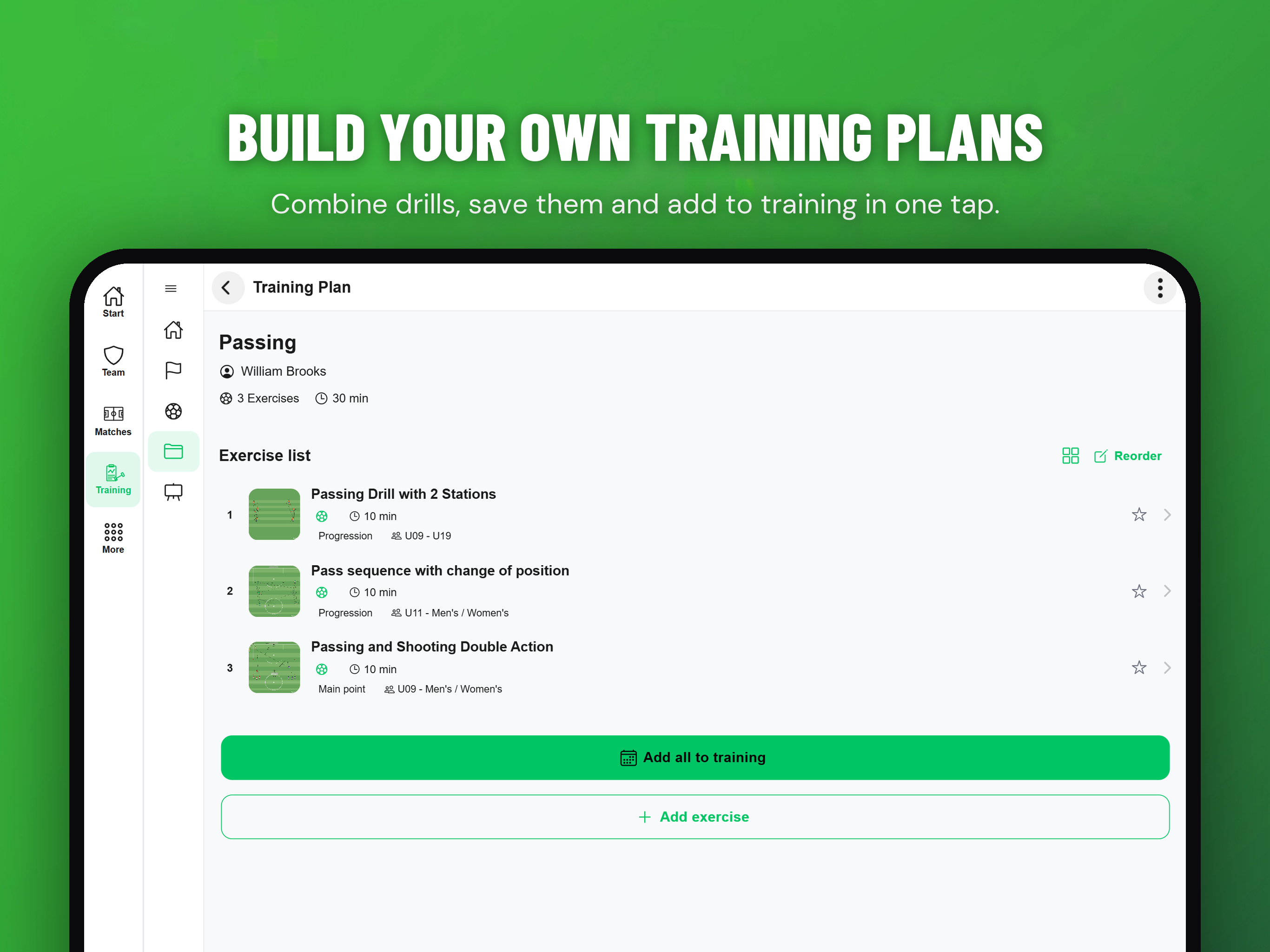 easy2coach - Training screenshot 12
