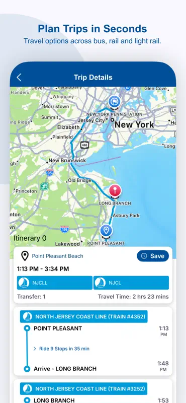NJ TRANSIT screenshot 2 of 8