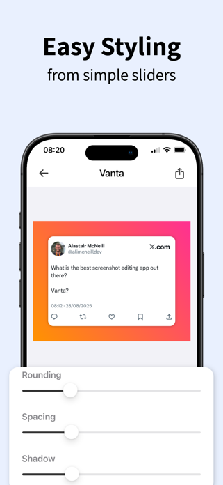 Vanta - Screenshot Editor Screenshot 2 of 4