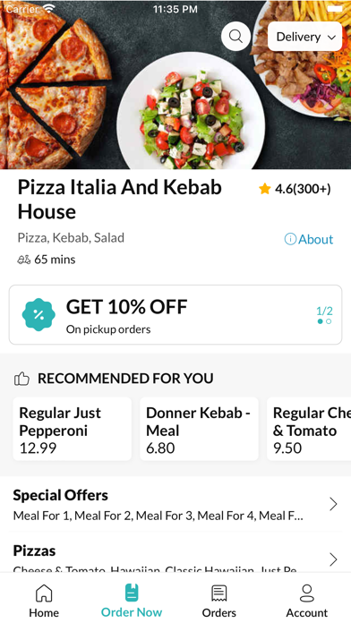 Pizza Italia And Kebab House Screenshot