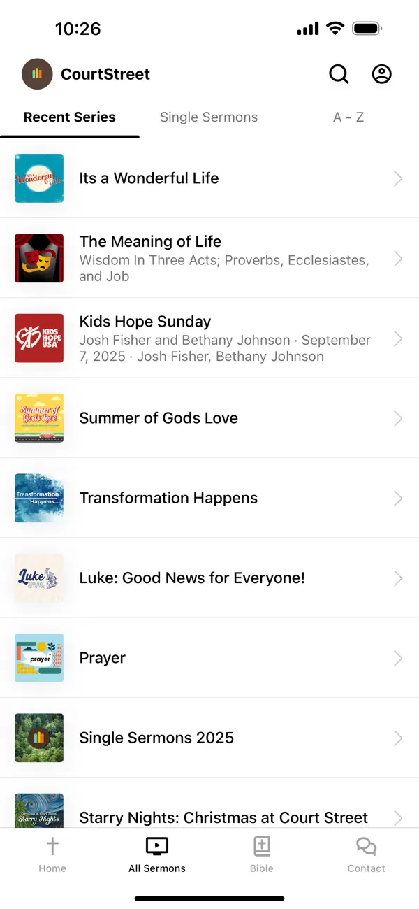 Screenshot #2 pour Court Street Christian Church