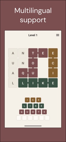Wend Word Search iPhone screenshot