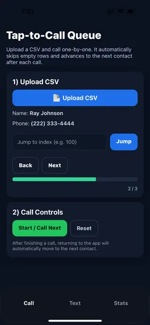 QuickDialer Sales screenshot 1