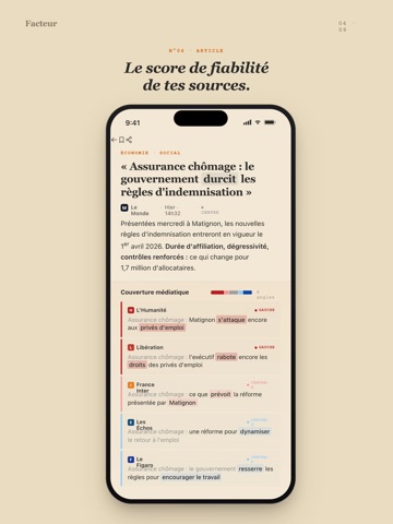 Facteur, ton journal de l'actu iPad screenshot 1