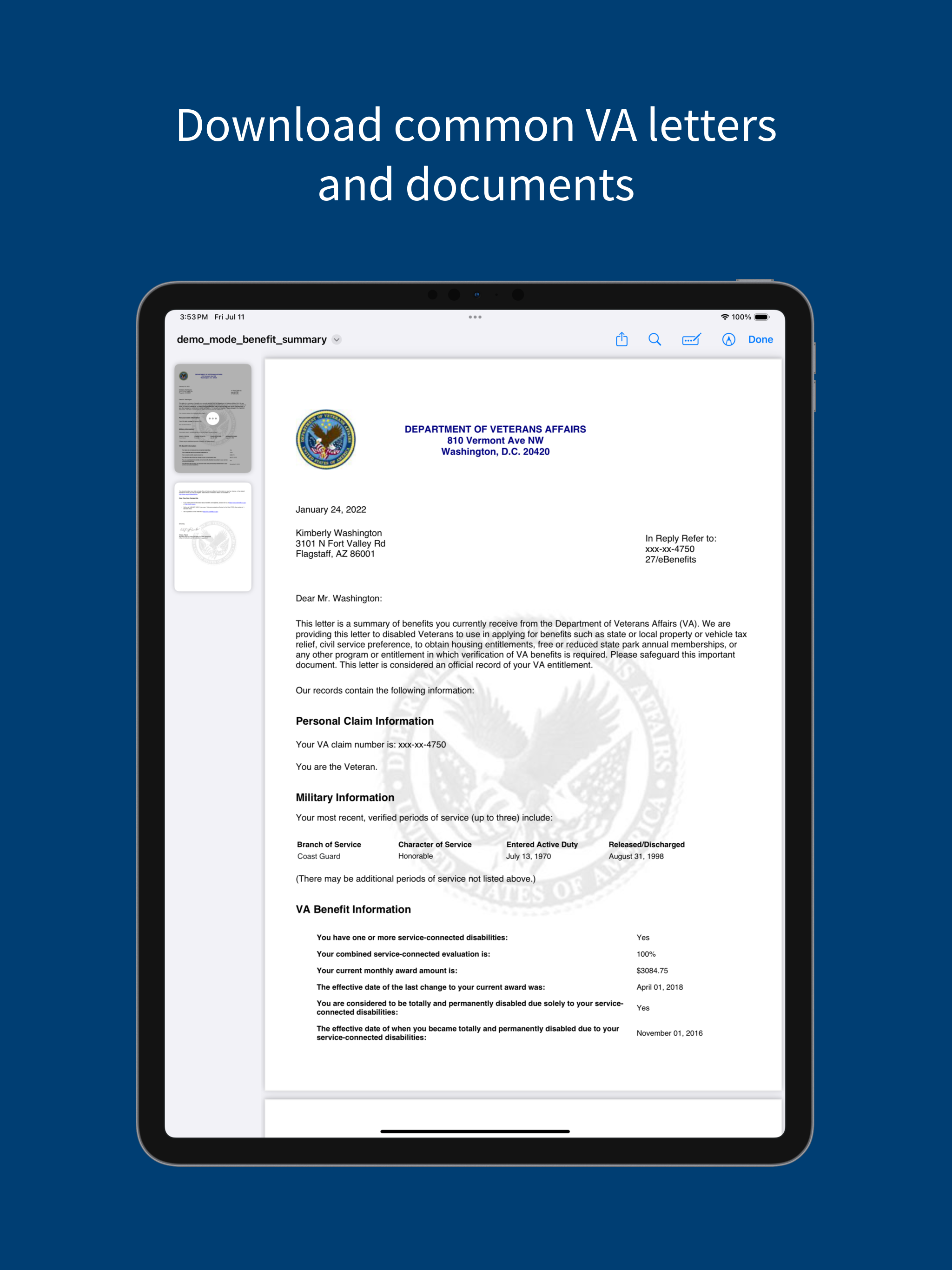VA: Health and Benefits screenshot 16