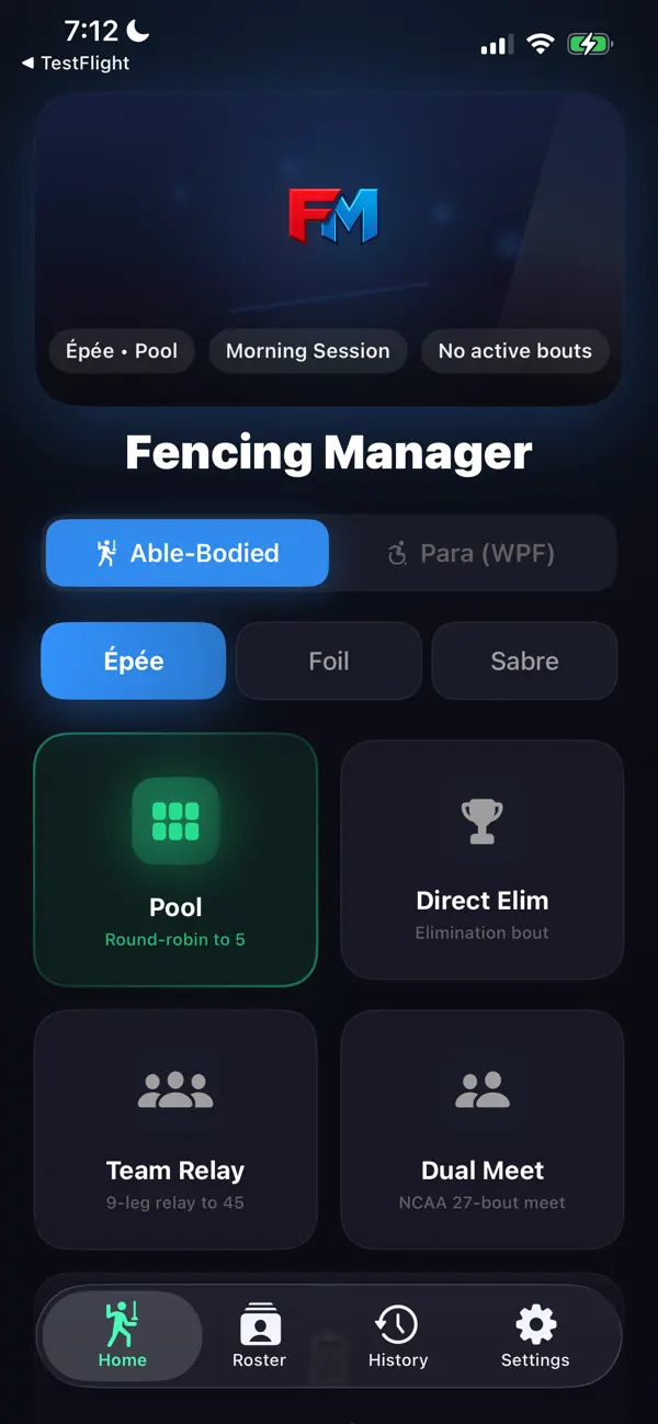 Screenshot #1 pour Fencing Manager
