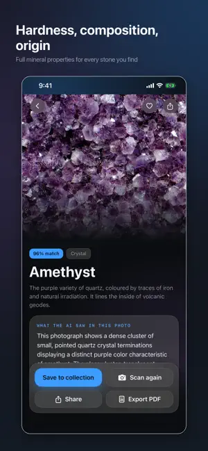 Rock Identifier : Crysto screenshot 2