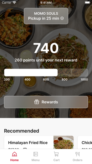 MOMO SOULS iPhone screenshot 1 - Food & Drink app