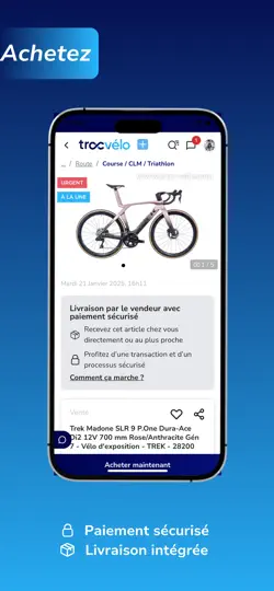 Capture d'écran de Troc Velo sur iPhone 4