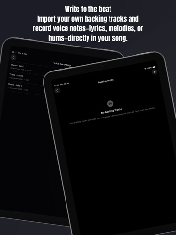Lyric Blocks iPad screenshot