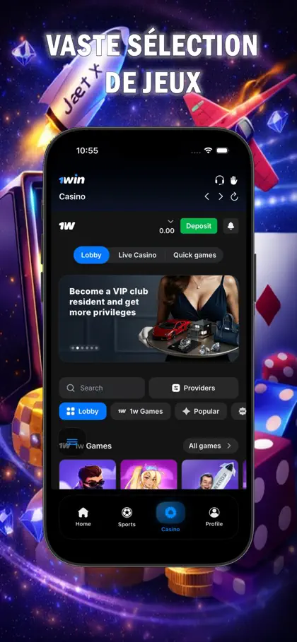 Screenshot 3 di 4 di 1win: Paris Sportifs & Slots
