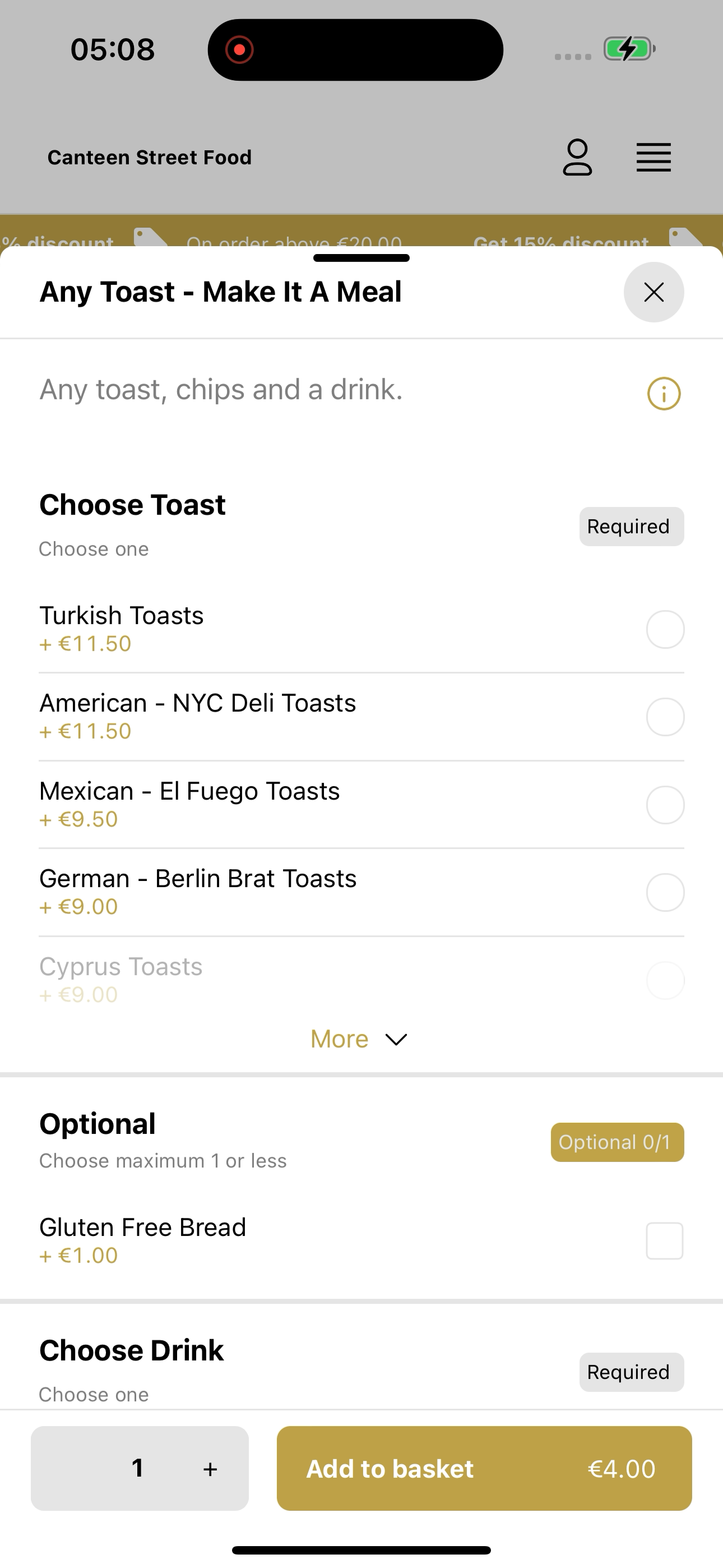 Canteen Street Food screenshot 8